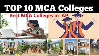 TOP 10 MCA Colleges in Andhra Pradesh | AP ICET 2024 Colleges | Top MCA Colleges in AP through ICET