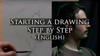 Starting a drawing portrait step by step. Learn all our secrets!