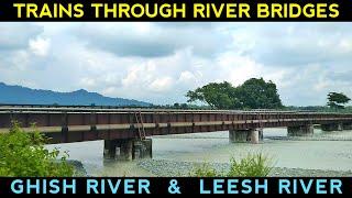 TRAINS through RIVER BRIDGES || Indian Railways