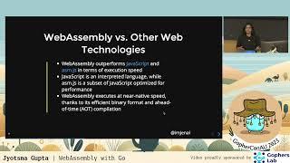 04. Jyotsna Gupta - WebAssembly with Go: Powering the Web with Speed and Efficiency | GopherConAU 23