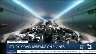 Studies show how COVID-19 spreads on airplanes