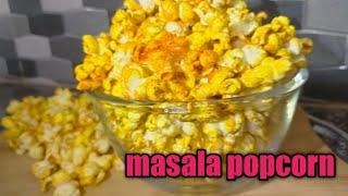 Masala popcorn recipe.evening snack masala popcorn recipe in telugu.in bhanu,s kitchen. popcorn .