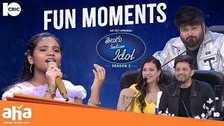 Telugu Indian Idol 3 | Fun Moments | Thaman, Karthik, Geetha | ahavideoIN