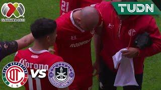 ¡’Cocoliso’ no puede seguir! González se marea | Toluca 3-1 Mazatlán | Liga Mx - CL2023 J11 | TUDN