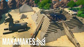 4 Hour Build CHALLENGE! - The Pyramids | Fortnite Creative