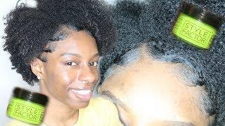 Style Factor Edge Booster on Thick Natural Hair | Best Edge Control EVER!!