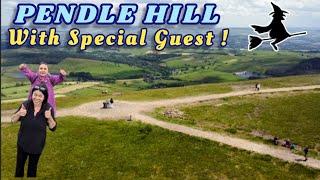 Pendle Hill Hiking-With Special Guest-Walking the Pendle Way-Pendle Witches-Barley-Lancashire