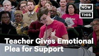 Nashville Teacher Gives Emotional Testimony at a School Board Meeting | NowThis