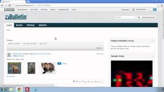 vBulletin 5 Connect: Managing Forums using Site Builder