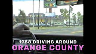 26 min of driving around Orange County, CA in Nov. 1988