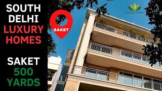 South Delhi Property for Sale, SAKET 500 Yards Luxury 4 Bedrooms Flats