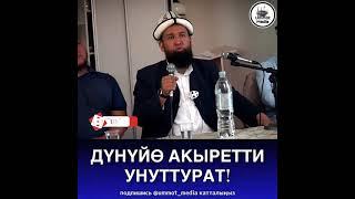 Дүнүйө акыретти унуттурат!   Шейх Максатбек ажы устаз