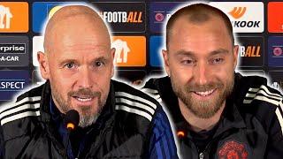 'Mourinho and I, we won a LOT OF TROPHIES!' | Erik ten Hag, Christian Eriksen | Fenerbahce v Man Utd