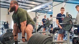 Elite Powerlifter Shocks Commercial Gym By Deadlifting