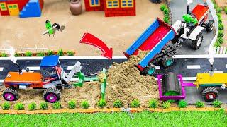 DIY Mini Tractor Making Road Rc Tractor Science Project | Construction Science Project