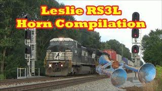 Leslie RS3L Train Horn Compilation