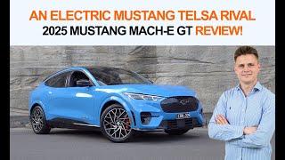 2025 Mustang Mach-E GT Review  A fast, electric SUV version to take on the Tesla Model Y