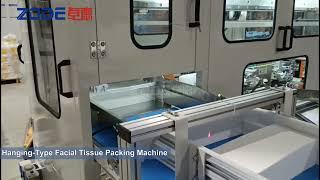 ZODE Hanging-Type Facial Tissue and Paper Towel Bundling Packing Machine