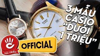 Dưới 1 triệu - 3 mẫu đồng hồ Casio dây da giá rẻ siêu hot dành cho sinh viên