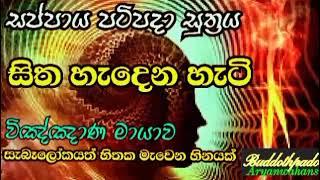 සිත හැදෙන හැටි |සප්පාය පටිපදා සුත්‍රය | Buddothpado Aryanwahanse | methmal arana