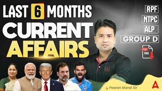 Last 6 Month Current Affairs | Current Affairs Revision | Railway Current Affairs By Pawan Moral Sir