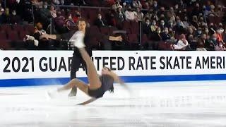 Hard Falls & Fails in Skate America 2021 | DAY 1