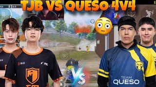 [ 676 POV ] TJB vs Team Queso 4v4 Intense TDM Battle In PUBGM!! TJB Ready For PMGC Finals? 