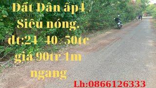 Đất dân ấp 4 tiến hưng siêu nóng |anh dũng đất nền bình phước