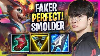 FAKER PERFECT GAME WITH SMOLDER MID! - T1 Faker Plays Smolder MID vs Yone! | Season 2024