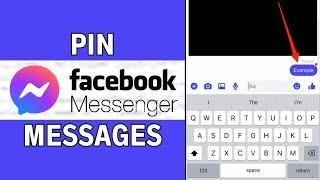 How To Pin Messages In Messenger 2024 | Pin or unpin a message in a Messenger chat