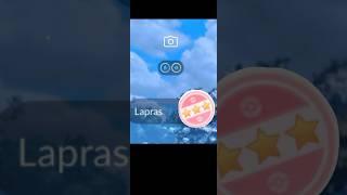 Did I capture a lapras 100% yes or no? #shorts #pokemongo  #youtube #pkm #lapras #pokemon #ytshorts