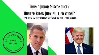 Juror Misconduct in Trump Case? Jury Nullification possible in Hunter Biden's Case?  Let's discuss!