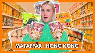 Vad hittar man i en mataffär i Hong Kong?