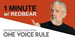 1 Minute with Redbear - The One Voice Rule