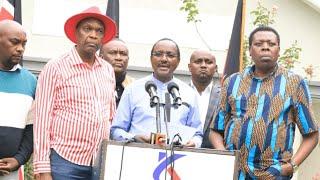 Azimio leaders expose Raila for lying that Uhuru told him to Join Ruto in explosive press briefing!!