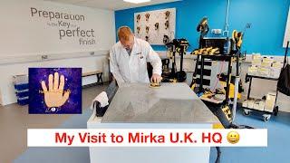 I visit Mirka UK HQ! 