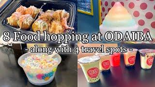 8 food tour & 4 travel spots hopping in ODAIBA [Japan Travel Guide]