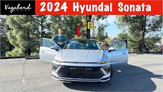 2024 Hyundai Sonata SEL REVIEW! WHAT WE GET ON THE NEW UPDATED SONATA!!