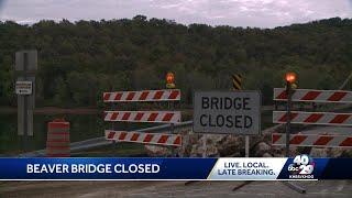 Beaver Bridge temporarily closed for inspection by engineers