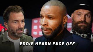 CHRIS EUBANK JR IMMEDIATE REACTION TO EDDIE HEARN MEETING AT THE RING GALA DINNER | FURY USYK 2