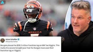 Bengals Franchise Tag Tee Higgins For 2nd Straight Year, New Contract Delayed Again | Pat McAfee