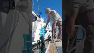 Sailing Tip #2 - How to sweat a line to bring a boat back to the dock safely