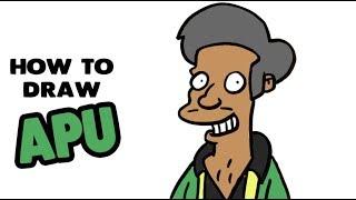 How to Draw Apu - The Simpsons - How to Draw Easy Things