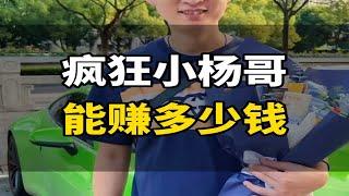 疯狂小杨哥能赚多少钱