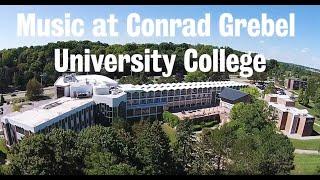 Conrad Grebel and UWaterloo Music Department Overview