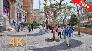 Macau  Street Walk | City Tour | 4K | Macao | Virtual Walking 2024