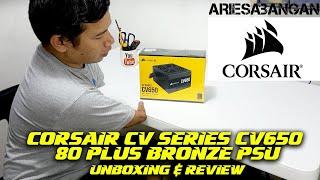 CORSAIR CV SERIES CV650 80 PLUS BRONZE PSU | UNBOXING & REVIEW