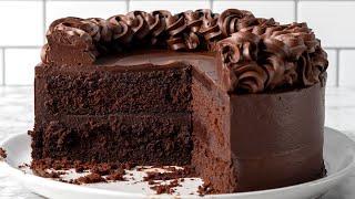 EASY Chocolate Fudge Cake Recipe- The Scran Line