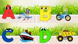 A to Z  Vehicles Song | ABC Song Phonics | Transportation Song | Alphabet Educational Song |