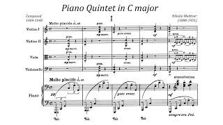 Nikolai Medtner - Piano Quintet in C major, Op. posth. [with score]